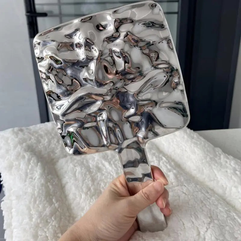 28TA Water Ripples Cosmetic Mirror Hand Mirror,Travel Vanity Mirror Handheld Mirror Makeup Mirror,Make up Mirror for Womens