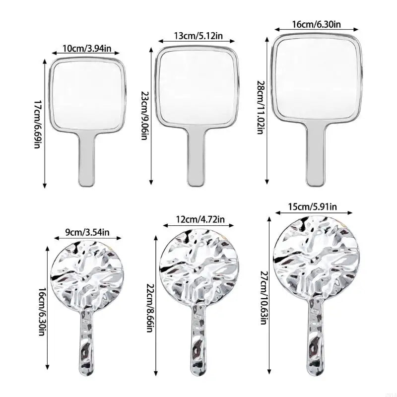 28TA Water Ripples Cosmetic Mirror Hand Mirror,Travel Vanity Mirror Handheld Mirror Makeup Mirror,Make up Mirror for Womens